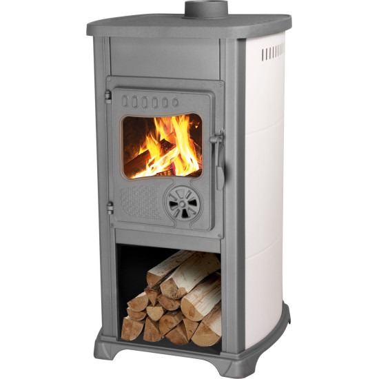 Печь Bella Thalia, бежевый, 5,4 кВт, 102 см, чугун/шамот Печь Bella Thalia, бежевый, 5,4 кВт, 102 см, чугун/шамот