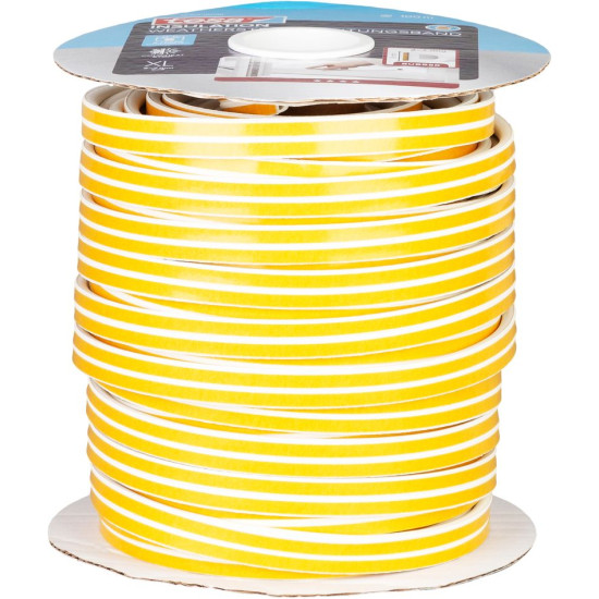 Durvju blīvējums tesamoll® profils D, 9 mm, brūns, 100 m
