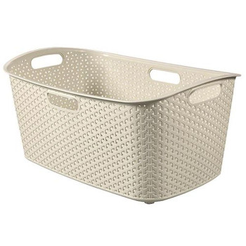 Veļas grozs Curver® MY STYLE 47L, balts, 60x39x28 cm Veļas grozs Curver® MY STYLE 47L, balts, 60x39x28 cm