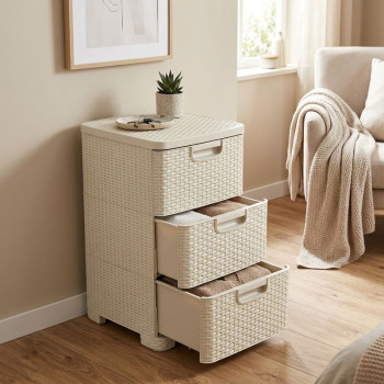 Комод сurver® STYLE, Кремовый, 32x37x63 см