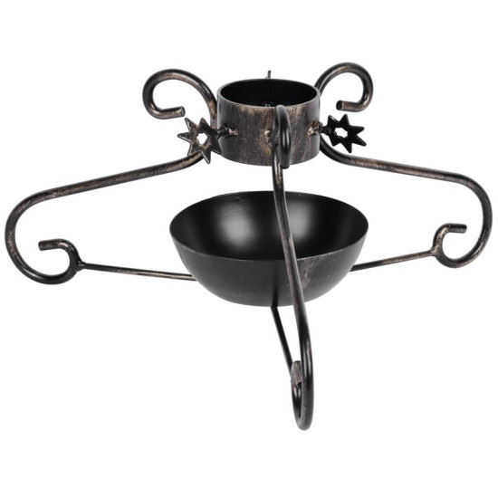 Подставка для елки HT10, 390 мм, металлическая, толщина дерева 70 мм