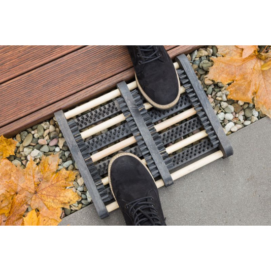 Коврик GECO WMN.1, 360x265x55 мм, дерево, для обуви Коврик GECO WMN.1, 360x265x55 мм, дерево, для обуви