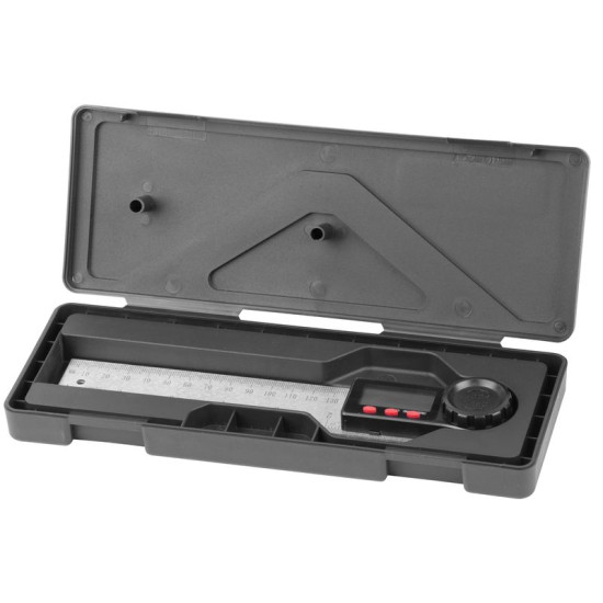 Линейка Strend Pro, цифровая, угловая 200 мм, нержавеющая сталь, INOX