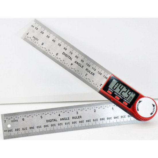 Линейка Strend Pro, цифровая, угловая 200 мм, нержавеющая сталь, INOX