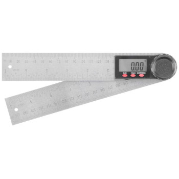 Линейка Strend Pro, цифровая, угловая 200 мм, нержавеющая сталь, INOX