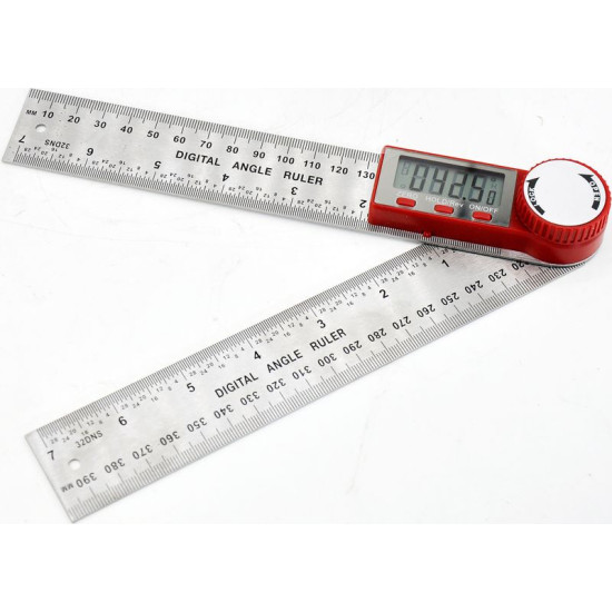 Линейка Strend Pro, цифровая, угловая 200 мм, нержавеющая сталь, INOX