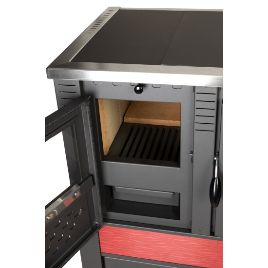 Panonia plīts, sarkana, labā izeja