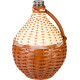 Demijohn Cada Wilo 10 lit, klasisks, stikls/plastmasa, MIX krāsas