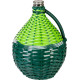 Demijohn Cada Wilo 10 lit, klasisks, stikls/plastmasa, MIX krāsas