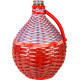 Demijohn Cada Wilo 10 lit, klasisks, stikls/plastmasa, MIX krāsas