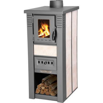 Plīts Pro LAVA Keramika, bēša, 6 kW, 120 mm
