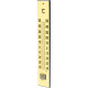 Wooden thermometer TMM-018 Yellow Flatter, 450x80x20 mm