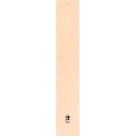 Wooden thermometer TMM-018 Yellow Flatter, 450x80x20 mm