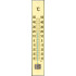 Wooden thermometer TMM-018 Yellow Flatter, 450x80x20 mm