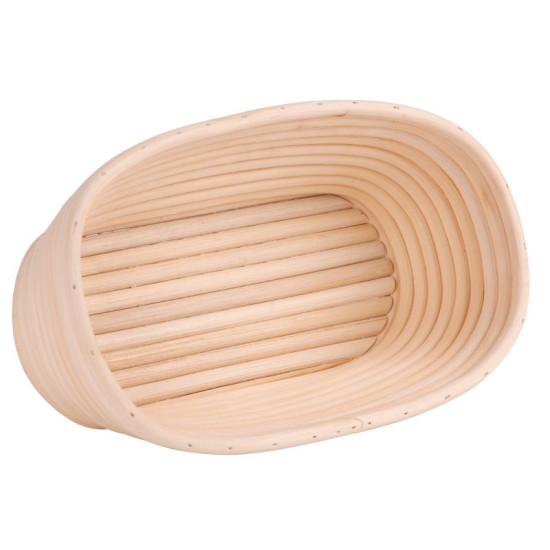 Ratan basket MagicHome, for sourdough bread, max.650 g, 28x14x8 cm, oval