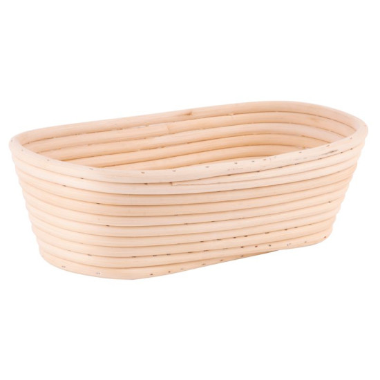 Ratan basket MagicHome, for sourdough bread, max.650 g, 28x14x8 cm, oval