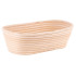 Ratan basket MagicHome, for sourdough bread, max.650 g, 28x14x8 cm, oval