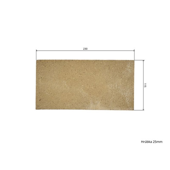 Шамот 23 х 11,5 х 2,5