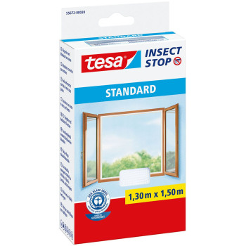 Insektu tīkls tesa® Standard, kukaiņu un odu atbaidīšanas līdzeklis, balts, 1500 mm, L-1,5 m Insektu tīkls tesa® Standard, kukaiņu un odu atbaidīšanas līdzeklis, balts, 1500 mm, L-1,5 m
