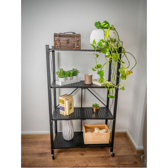 Rack Racks RAW4T, metal, 4 shelves, 1270x720x340 mm, max. 50 kg/shelf, portable