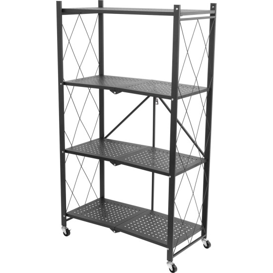 Rack Racks RAW4T, metal, 4 shelves, 1270x720x340 mm, max. 50 kg/shelf, portable