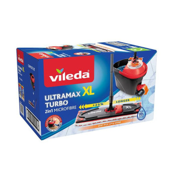 Набор для уборки Vileda Ultramax XL TURBO швабра + ведро