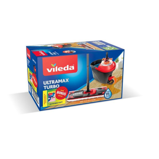 Набор для уборки Vileda Ultramax TURBO швабра+ведро+FROSCH в подарок