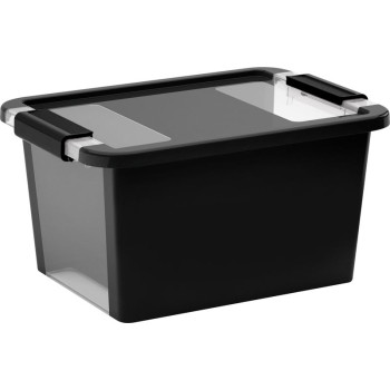 Коробка с крышкой KIS Bi-Box S, 11 лит., черная, 26x36,5x19 см Коробка с крышкой KIS Bi-Box S, 11 лит., черная, 26x36,5x19 см