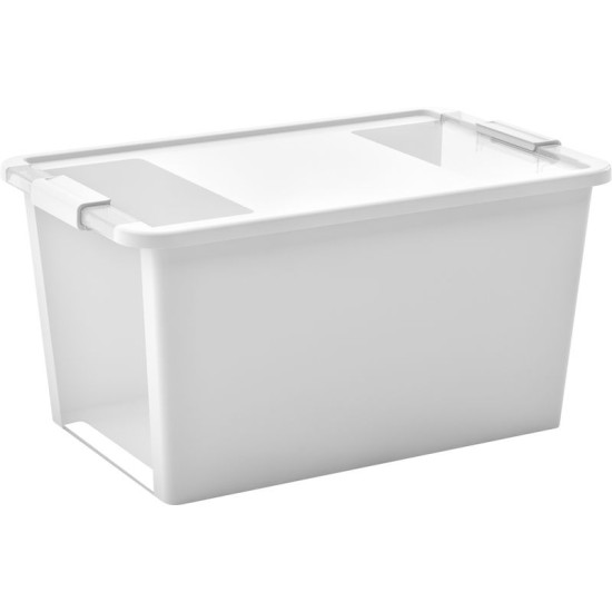 Kaste KIS Bi-Box L, 40L, balta, 35x55x28 cm, ar vāku
