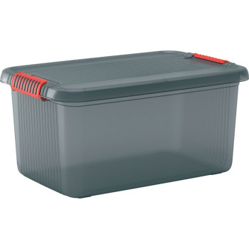 Коробка с крышкой KIS K Latch L, серый/оранжевый, 39x59x28 см Коробка с крышкой KIS K Latch L, серый/оранжевый, 39x59x28 см