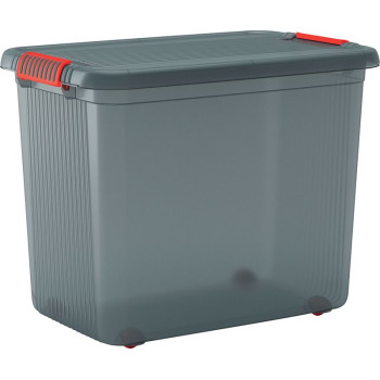 Коробка с крышкой KIS K Latch XXL, серый/оранжевый, 39x59x45 см Коробка с крышкой KIS K Latch XXL, серый/оранжевый, 39x59x45 см