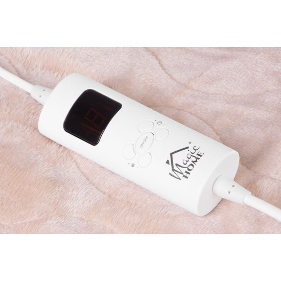 Одеяло MagicHome, с подогревом, фланель, бежевый, 180х130 см