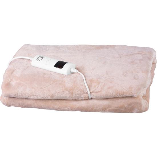 Одеяло MagicHome, с подогревом, фланель, бежевый, 180х130 см