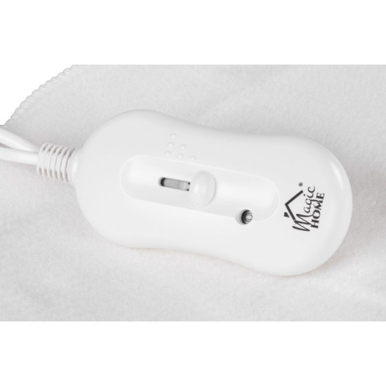 MagicHome mat, 2 in 1, blanket, heating, for bed, white, 80x150 cm