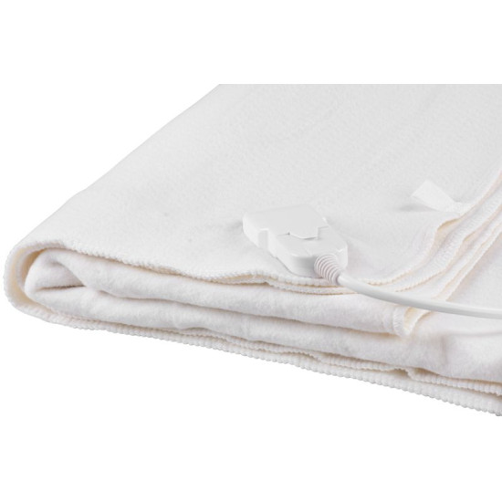 MagicHome mat, 2 in 1, blanket, heating, for bed, white, 80x150 cm