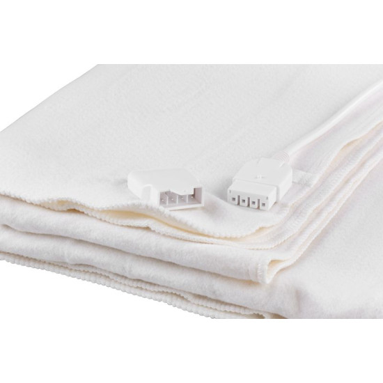 MagicHome mat, 2 in 1, blanket, heating, for bed, white, 80x150 cm