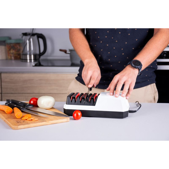 Точилка MagicHome, для ножей, шлифовальная машина, 3 в 1, белая, 230В, 20 Вт