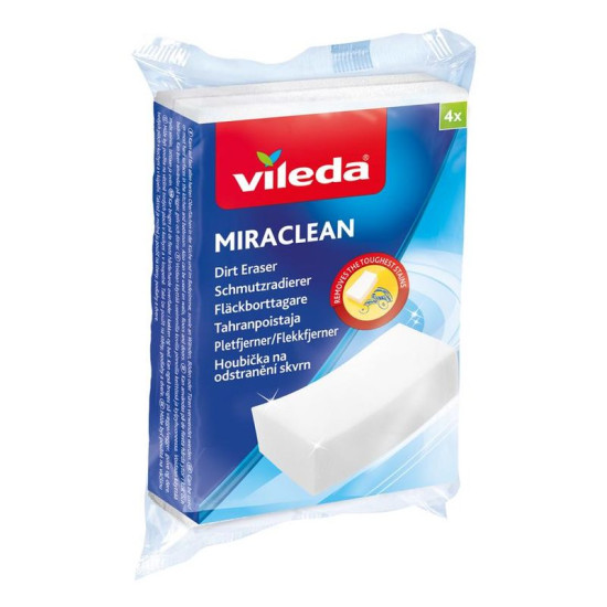 Sūklis Vileda Miraclean, traipiem, iepakojums. 4 gab Sūklis Vileda Miraclean, traipiem, iepakojums. 4 gab