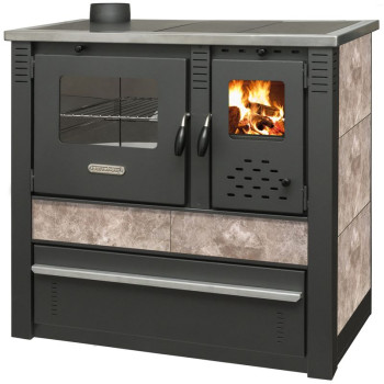 Плита раnoniа, мокка, выход дымохода слева