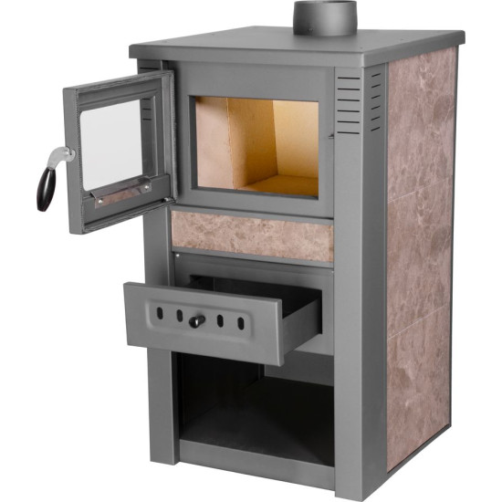 Plīts Nova Ceramic, mocca, 7,5 kW, 120 mm