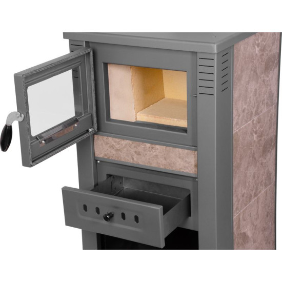 Plīts Nova Ceramic, mocca, 7,5 kW, 120 mm