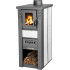 Krāsns Pro LAVA Keramika, balta, 6 kW, 120 mm