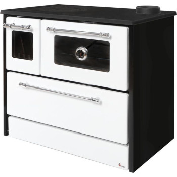 Plīts 701-G OMEGA Kuzine, ar stiklu, balts, labā izeja Plīts 701-G OMEGA Kuzine, ar stiklu, balts, labā izeja