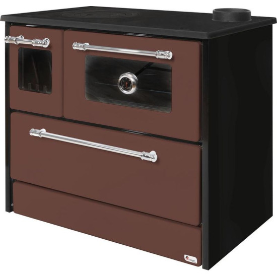 Stove 701-G OMEGA Kuzine, with glass, brown, right outlet Stove 701-G OMEGA Kuzine, with glass, brown, right outlet