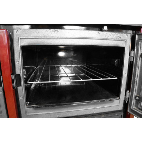 Печь 801 STELA, бордовый, выход справа