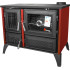 Печь 801 STELA, бордовый, выход справа
