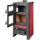 Stove Pro TAURUS Ceramic, red, 12 kW, 120 mm, with oven for baking Stove Pro TAURUS Ceramic, red, 12 kW, 120 mm, with oven for baking
