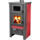 Stove Pro TAURUS Ceramic, red, 12 kW, 120 mm, with oven for baking Stove Pro TAURUS Ceramic, red, 12 kW, 120 mm, with oven for baking