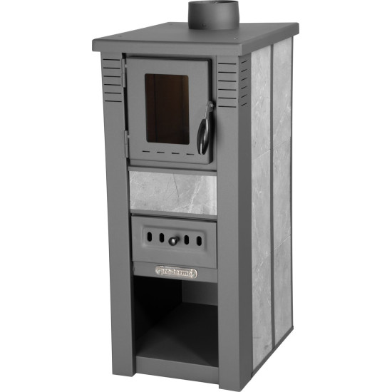 Plīts Pro LAVA Ceramic, pelēks, 6,5 kW, 120 mm Plīts Pro LAVA Ceramic, pelēks, 6,5 kW, 120 mm