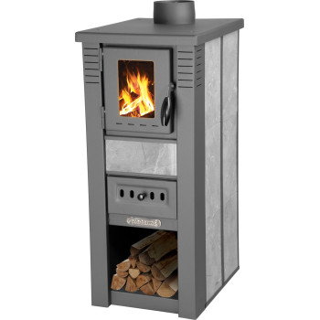 Plīts Pro LAVA Ceramic, pelēks, 6,5 kW, 120 mm